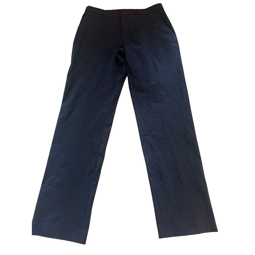 Tommy Hilfiger Mens Navy Blue Stretch Dress Pants Slacks 34W x 32L RN 90736